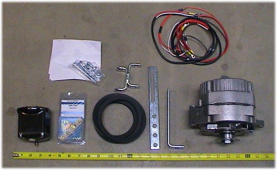 FORD 9N 2N early 8N alternator 6V to 12V conversion kit  